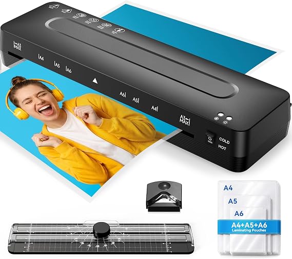 A3 Laminator Laminator Machine - 5 in 1 Laminator A3 and A4 Laminator