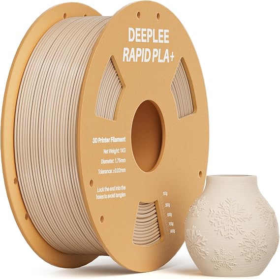 DEEPLEE Rapid PLA Plus Filament 1.75mm Beige 1kg