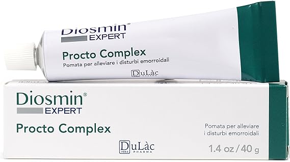 Dulac - Diosmin Expert Omniven Procto, Cream for Perianal Plexus, 40 g