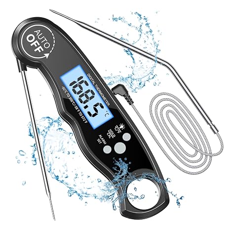 CIRYCASE Meat Thermometers, Fast & Precise Read Food Thermometer