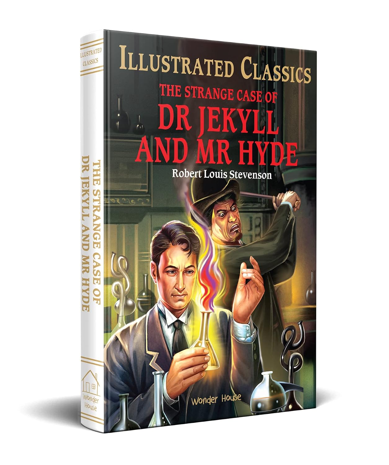 The Strange Case of Dr Jekyll and Mr Hyde : llustrated Abridged Children Classic English Novel with Review Questions Hardback: Abridged and Illustrated Illustrated Classics Hardcover – Illustrated, 30 Jun. 2022