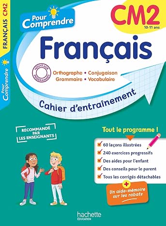 Français CM2: Cahier d'entraînement
