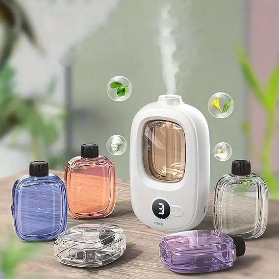 Mioji Smell 2x Yeni Nesil Şarjlı Otomatik Oda Kokusu Makinesi - 1 Adet Hilton Kokusu