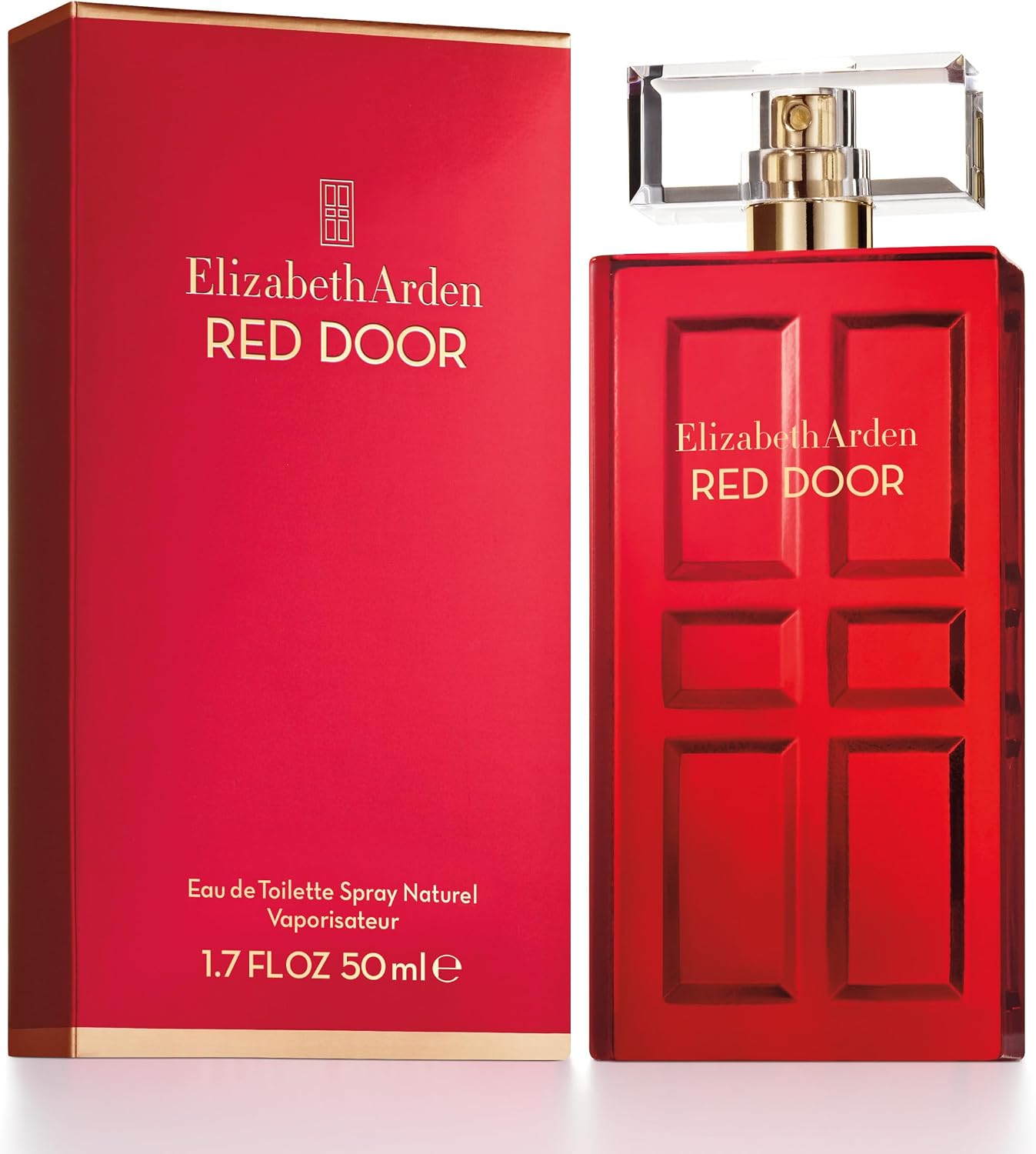 Elizabeth Arden Red Door Eau de Toilette Spray, 50ml, floral woody perfume, luxury fragrance for women