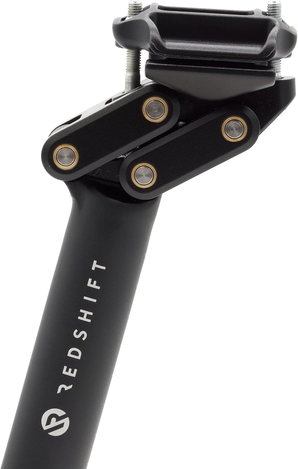 REDSHIFT Dual-Position Bike Seatpost, Aluminum Bicycle Seat Post Saddle Pole, Cycle Biking Accessories and Parts, 27.2mm x 350mm Black