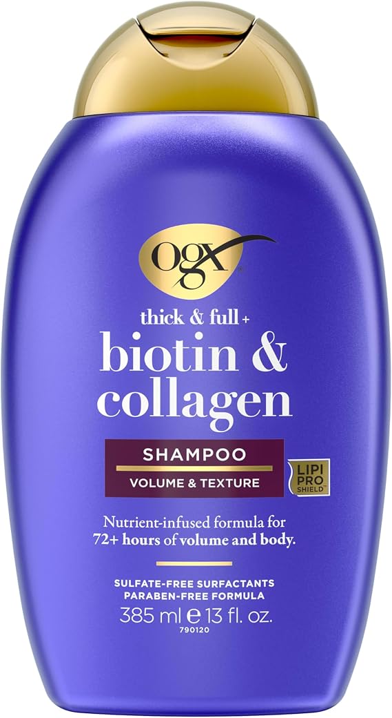 OGX Shampoo, Thick & Full Biotin & Collagen, 13oz by Vogue International parallel import goods