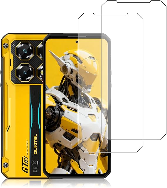 NOUKAJU Oukitel WP60用スクリーンプロテクター、HD強化ガラス、耐傷性、耐久性、落下防止、強化ガラススクリーンプロテクター、Oukitel WP60用 2パック