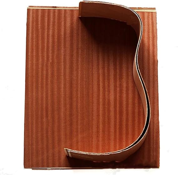 Unfinished Guitar Making Material 1pcs Sapele Wood Plywood Back Side Classic 41D Guitar Making Material Accessories(41d)