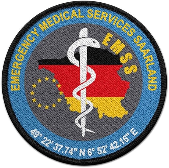 Copytec EMSS Rescue Service Saarland Paramedic Emergency Doctor Rescue Assistant Uniform #32763