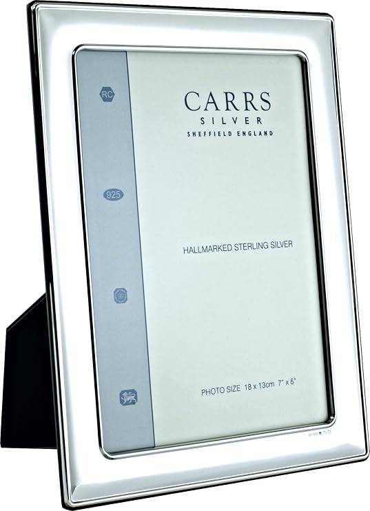 Carrs Silver Plain Lightweight Photo Frame - 6x4 Inch