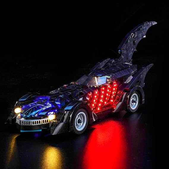 LocoLee ライトキット レゴ76304 バットマン フォーエバー バットモービル対応 - モデルのみのライトなし、LED照明アクセサリー レゴバットエタニティバットモービル対応 標準バージョン