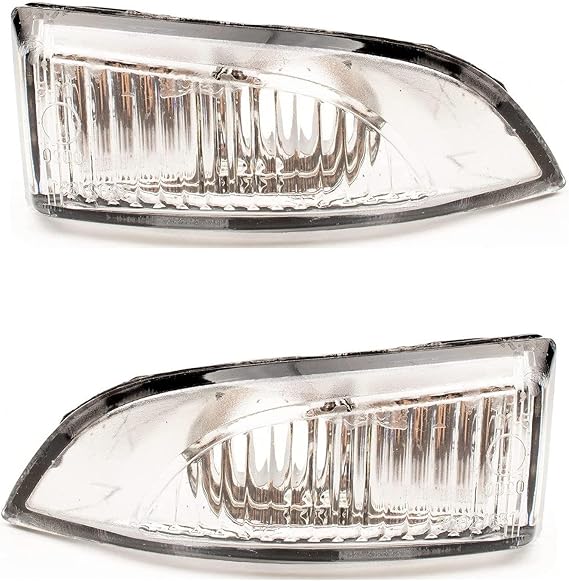 Wing Mirror Indicator Lens Left & Right Side Pair For RENAULT Laguna III Grand Scenic III Megane III