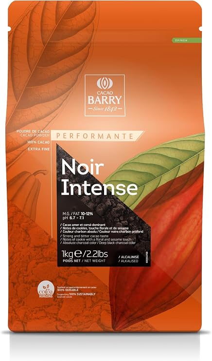 Cacao Barry - Intense Deep Black Cocoa Powder - 1kg