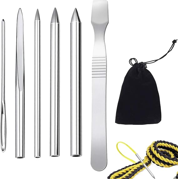 6PCS Paracord Needles Stainless Steel Set