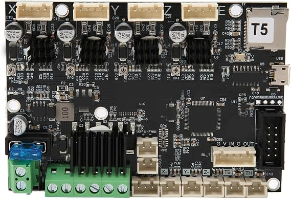 3D Printer Silent Board Motherboard, Silent Board with TMC2225 Driver for Ender 3, for Ender 3 V2, for Ender 3 Pro, for Ender 5, for Ender 5 Pro 3D Printer