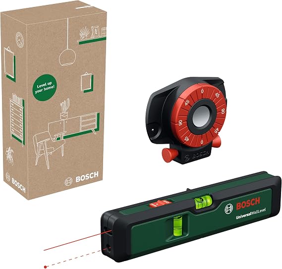Bosch Home and Garden UniversalWallLevel Çizgi Lazer (2 x pil (AAA) ile)