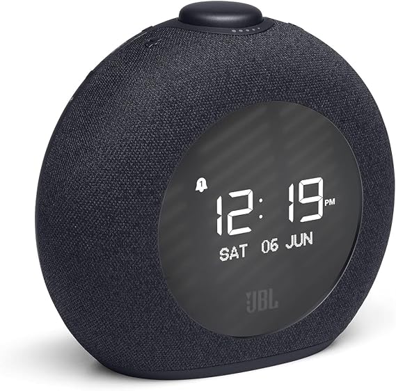 JBL Horizon 2 Radio Alarm Clocks - Dual Alarm System via Bluetooth DAB+ and FM Radio - LED Night Light for Comfortable Getting Up