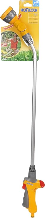 HOZELOCK - Watering Lance Spray Plus 90 : Ideal For Watering Plants at Different Heights, 90cm Long Wand, Adjustable Multi-jet Head, Locking Function and Flow Control: 5 Spray Patterns [2697 0000]