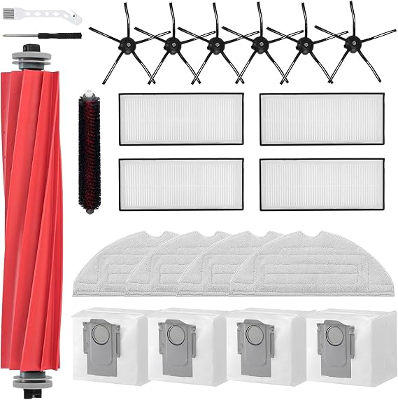 Feilifan 21 PCS Accessories Kit for Roborock S7 Max Ultra/ S7 MaxV Ultra
