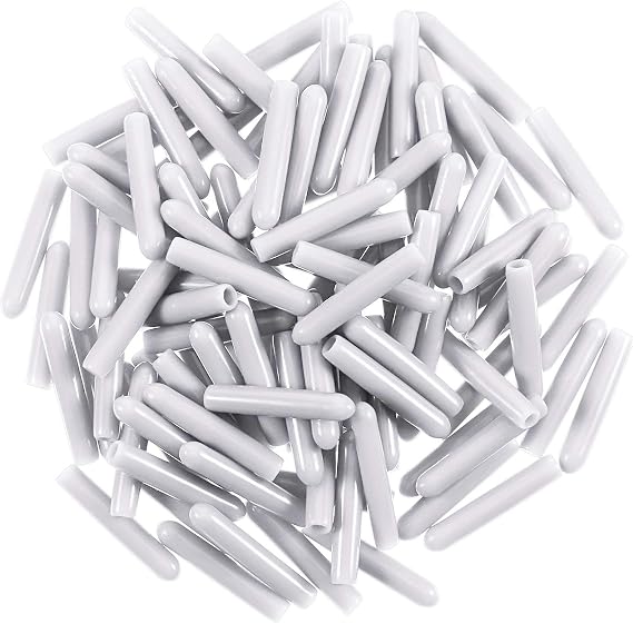 Dishwasher Rack Caps,100 PCS Dishwasher Protection Prongs Silicone Dishwasher Rack Tip Tine Cover Caps Just Push On Cap for All Dish Baskets 1/8 Inch in Inner Diameter