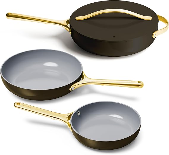 Caraway 4-Piece Non-Stick Fry Pan Set