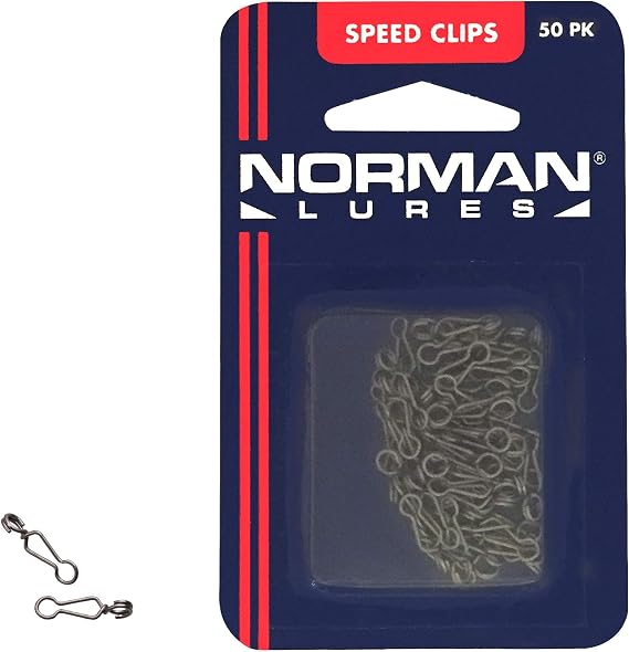 Norman Lures Hızlı ve Kolay Balık Yemi Eki için Hız Klipsleri
