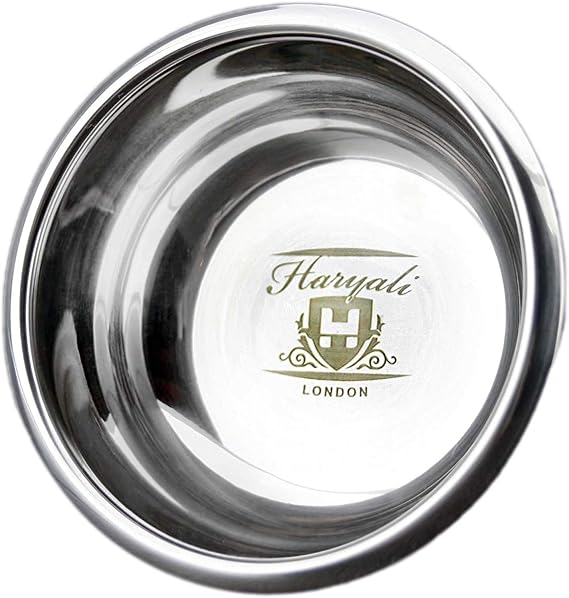 Haryali London, Stainless Steel Shaving Bowl for Men – Shaving Soap Bowl for Wet Shaving – Durable Rust-Proof Shaving Mug for Lathering Shaving Cream – Traditional Wet Shaving Accessory for Men