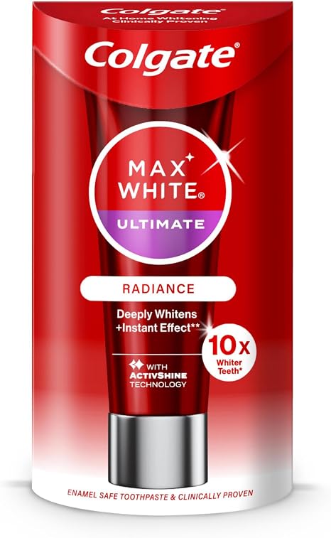 Colgate Zahnpasta Max White Ultimate Radiance Für Weiße Zähne 75 ml