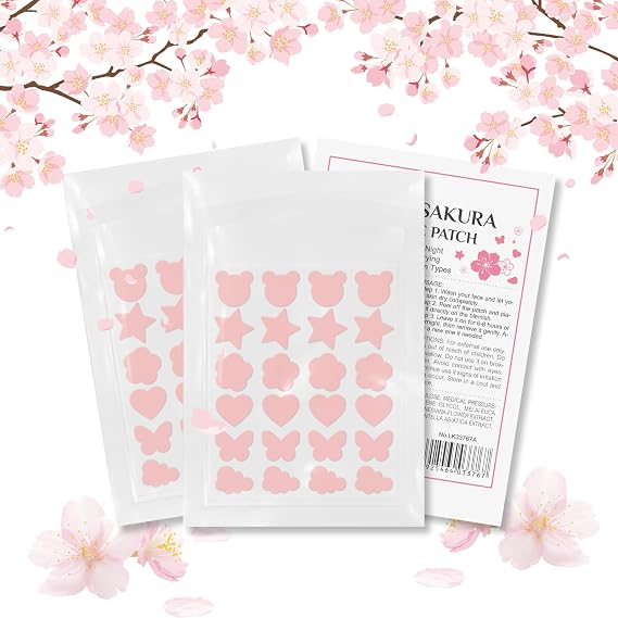 Sakura Pimple Patch for Face, 72 Count Hydrocolloid Acne Patches