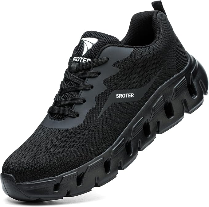 Steel Toe Cap Trainers Safety Trainers Mens Womens Lightweight Safety Shoes Non Slip Breathable Comfortable Work Boots