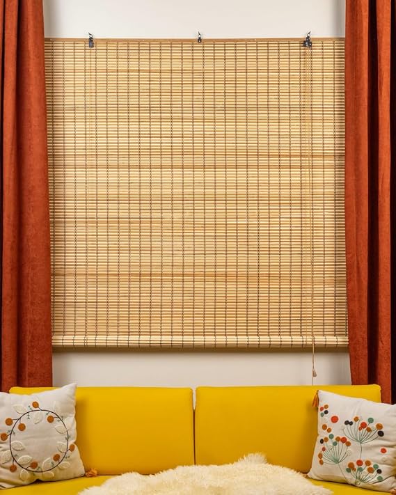 Rodos Ahşap Bambu Stor Perde (60 x 180)