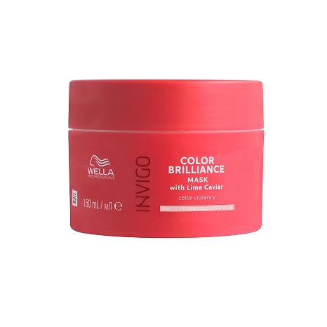 Wella Professionals INVIGO COLOR BRILLIANCE- Color Intensifying Mask -Shine and Softness - Returns -Fine and Normal Hair 150 ml