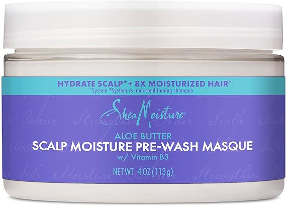 Shea Moisture Aloe Butter Saç Derisi Nemlendirici Yıkama Öncesi Saç Maskesi 113Gr
