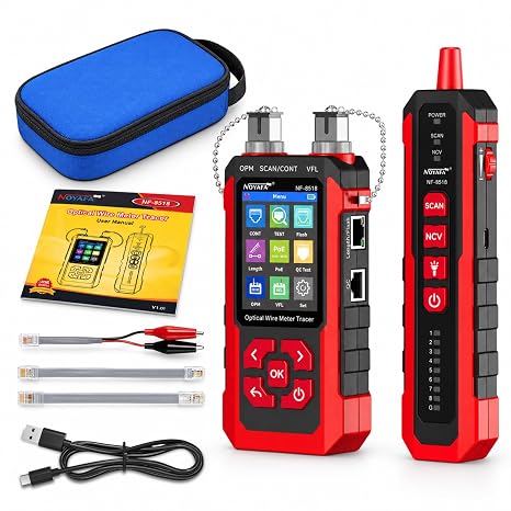 Network Cable Tester, Multifunctional Ethernet Tester for RJ45 CAT5 CAT6