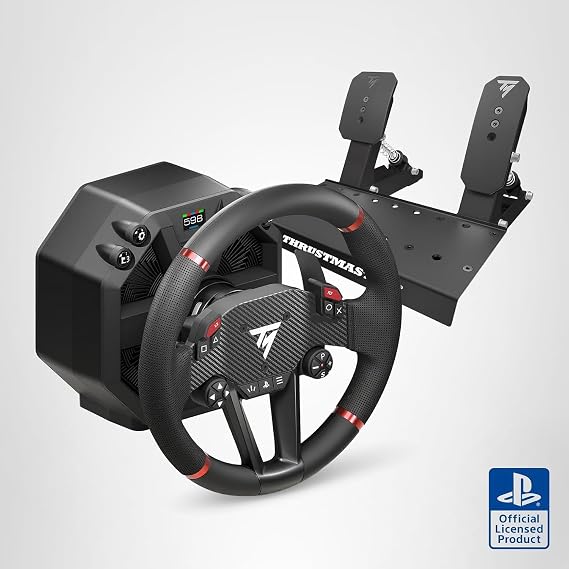 Playstation公式ライセンスThrustmaster T598 日本仕様Direct Axial Drive ダイレクトドライブ フォースフィードバック ステアリングコントローラー PS5/PS4/PCWindows10/11対応 強化端子仕版