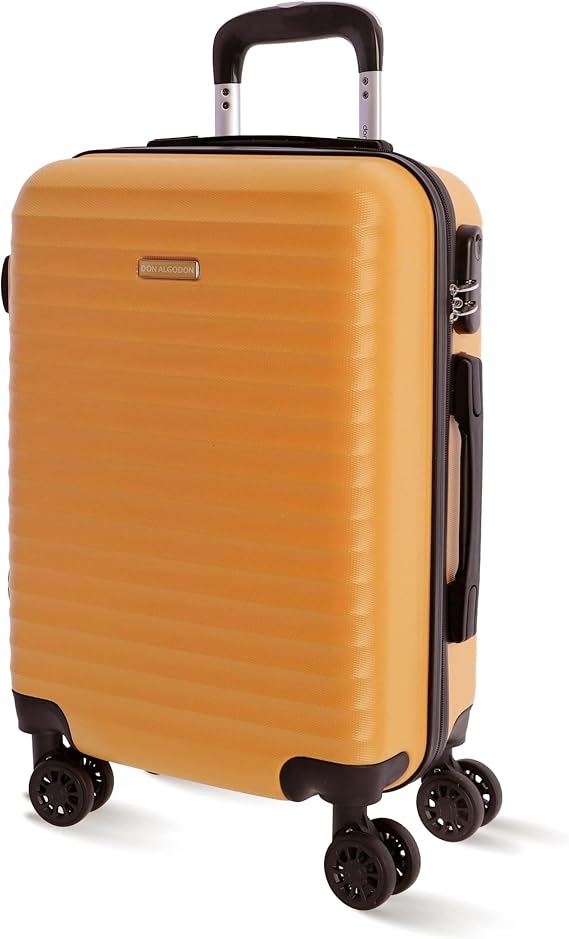 DON ALGODON - Maleta Cabina 55x40x20 - Maletas de Viaje Cabina Resistente Ryannair - Trolley Equipaje para Avion Resistente con 4 Ruedas de 360º y Candado Numérico, Iris
