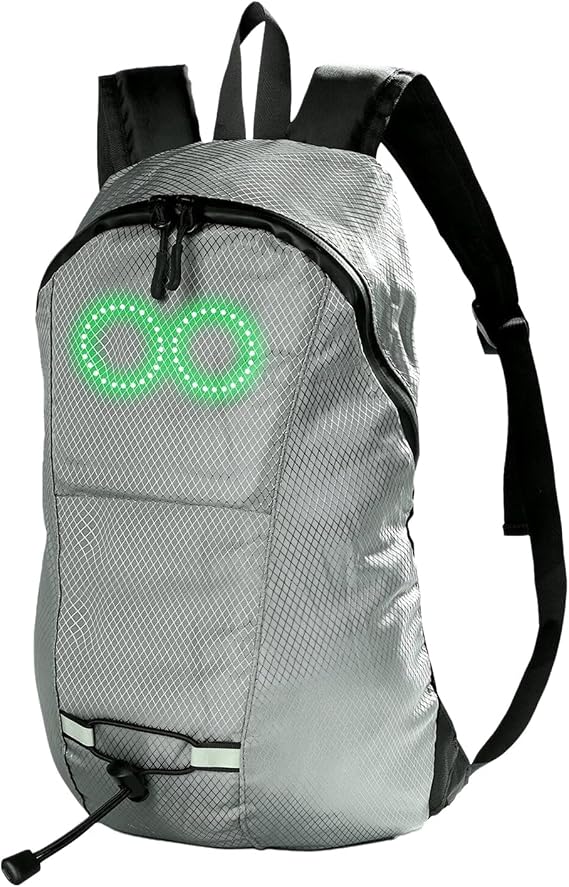 Led Backpack | Laptop Backpack with Led Display Light up | Night Safety Cycling Rucksack for Outdoor Hiking Camping Riding Sports Trekking Commuting Biking