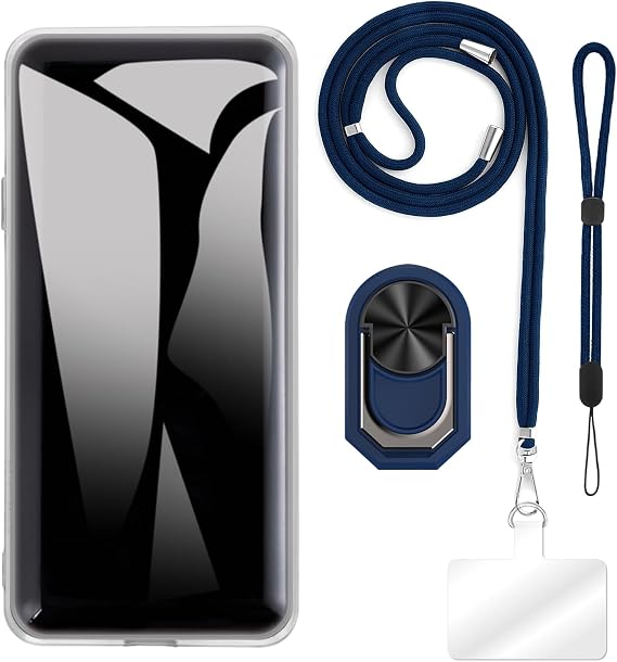 Case Accessory Bundle for ZTE U60 Pro MU5250 - Clear+Blue