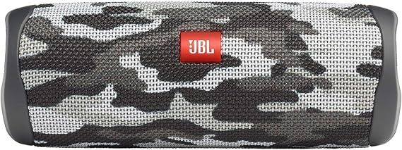 JBL Flip 5 Portable Waterproof Wireless Bluetooth Speaker - Black Camo