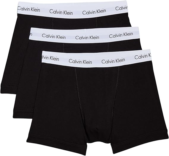 Calvin Klein Men's Boxer Briefs Pack of 3 Trunks Underwear