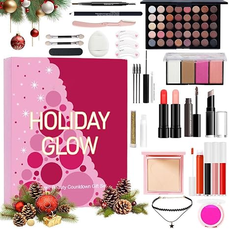 Beauty Christmas Set Advent Calendar 2025 24 Unique Pampering Moments Christmas Calendar with Selected Care Products & Accessories Care Set for the Advent Season for Women Teen Girls