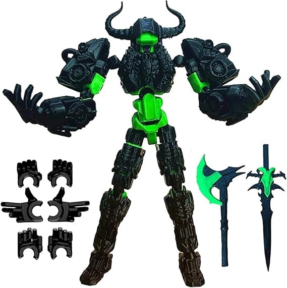 T13 Action Figure Pre-Assembled Dummy 13 Robot 3D Printed Toy