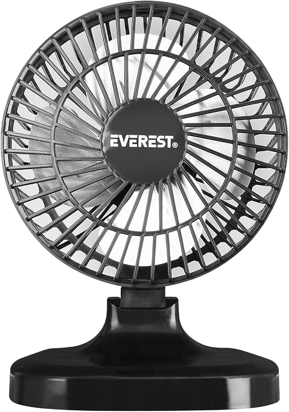 Lunatic Everest FAN-503 7" Büyüklüğünde Masa Üstü Siyah Usb Fan Serinletici Vantilatör
