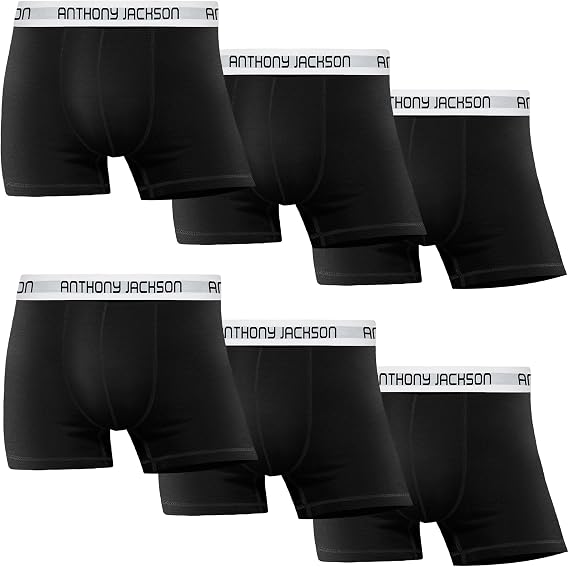 Anthony Jackson Likralı 6'lı Kutu Premium Erkek Boxer Color