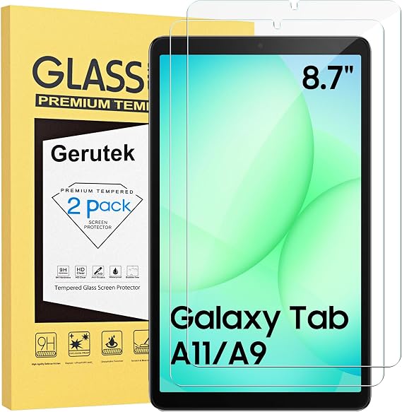 Gerutek Screen Protector for Samsung Galaxy Tab A11/A9 8.7 inch