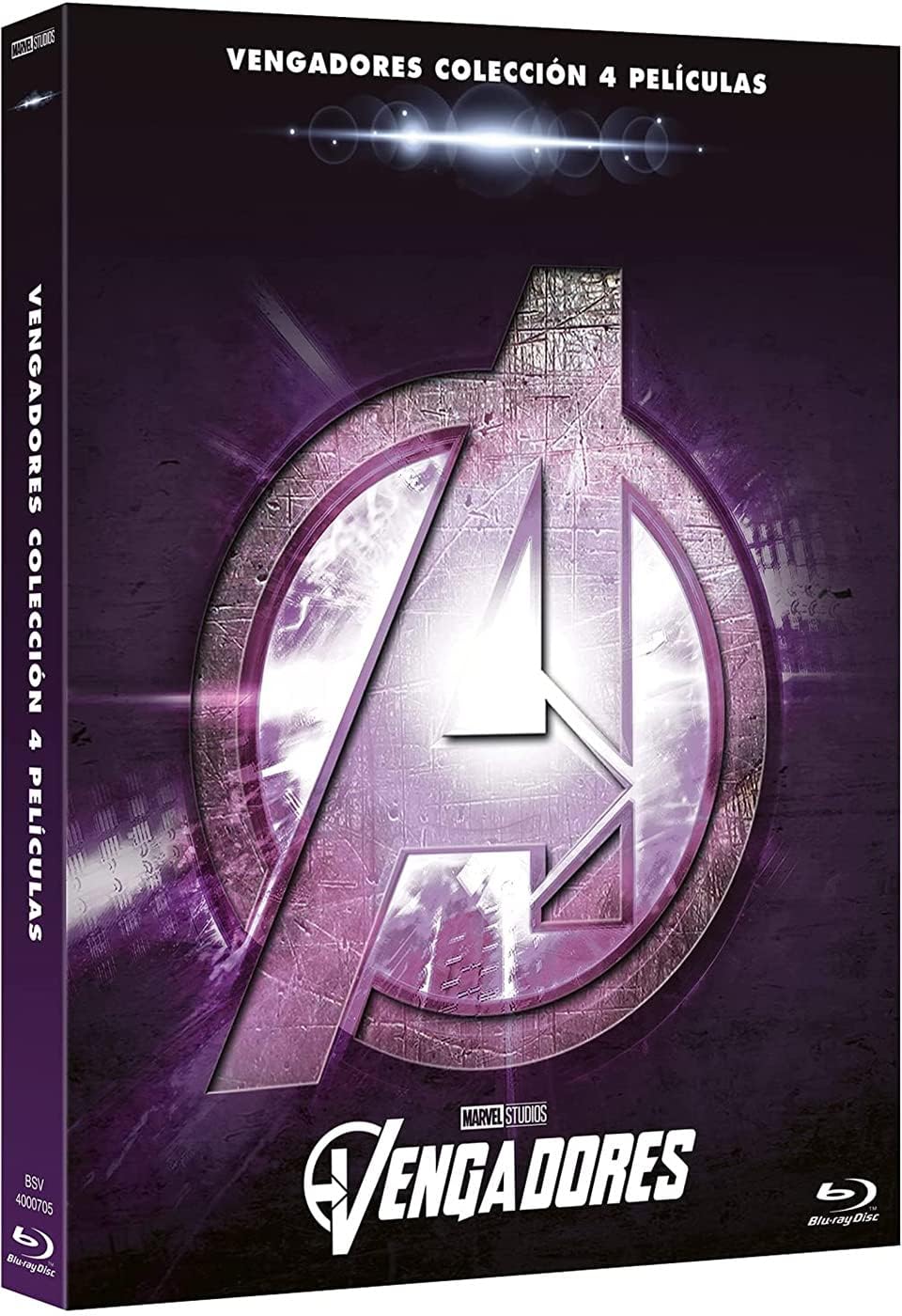 Vengadores (The Avengers) 1-4 + Disco Extras (Blu-ray) Pack 4 peliculas: Los Vengadores, La Era de Ultron, Infinity War, Endgame + Disco extras Endgame