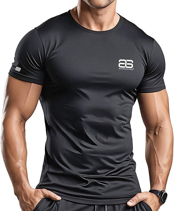Men's Functional Quick Dry Short Sleeve T-Shirt Black