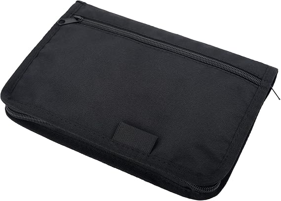 Car Document Holder Glove Box Organizer,Multi-Pocket Universal Vehicle Document Folder,Zipper&Waterproof Oxford Fabric Folder Storage Holder Wallet for Registration,Insurance,Driving Licence,Manuals