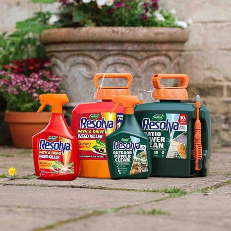 Resolva Xtra Clean and Path & Drive Weedkiller Bundle 5 Litre
