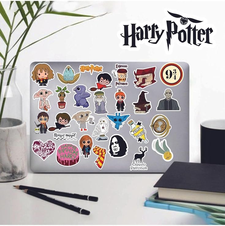 Harry Potter Defter Suluk Laptop Notebook Tablet Telefon Kılıf Sticker Seti